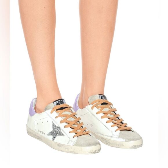 GOLDEN GOOSE Super-Star leather sneakers size 37 - Picture 2 of 14